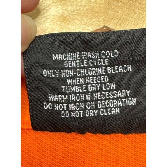 Southpole Polo Shirt Mens XL Orange Short Sleeve Authentic Collection Logo Vtg - Picture 7 of 10